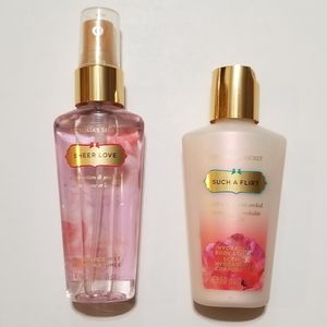 Victoria's Secret Sheer Love And Such A Flirt